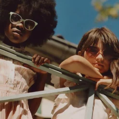 Chloé Clothing Accessories*Girls Orange Hexagonal Sunglasses