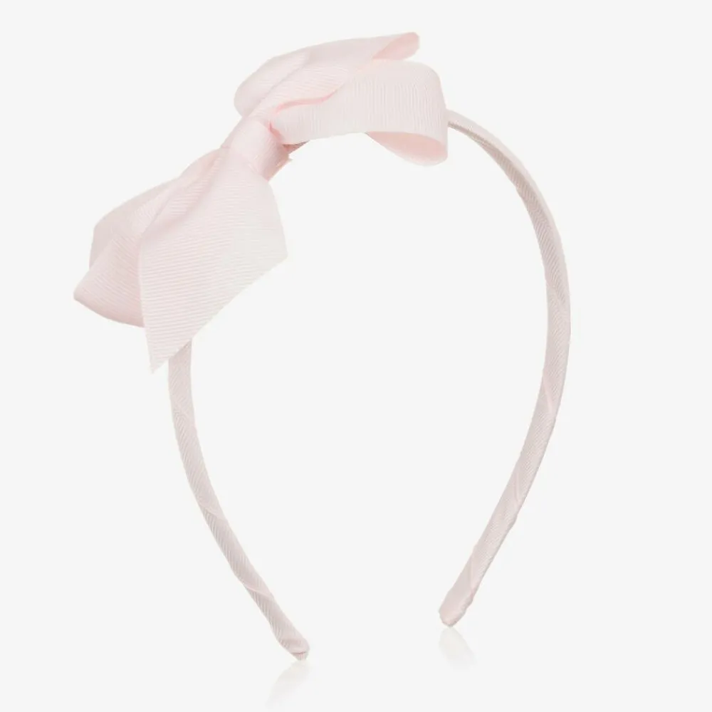 Peach Ribbons Hair Accessories*Girls Pale Pink Bow Hairband