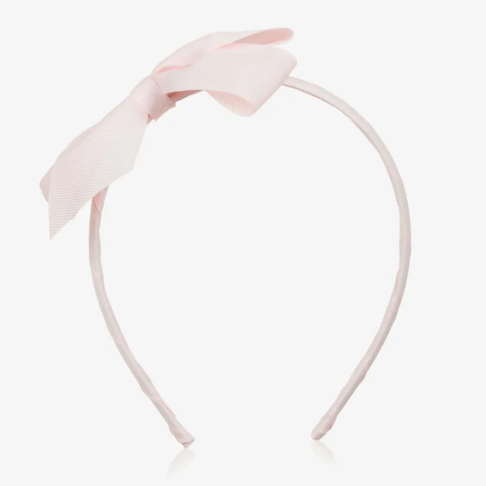 Peach Ribbons Hair Accessories*Girls Pale Pink Bow Hairband