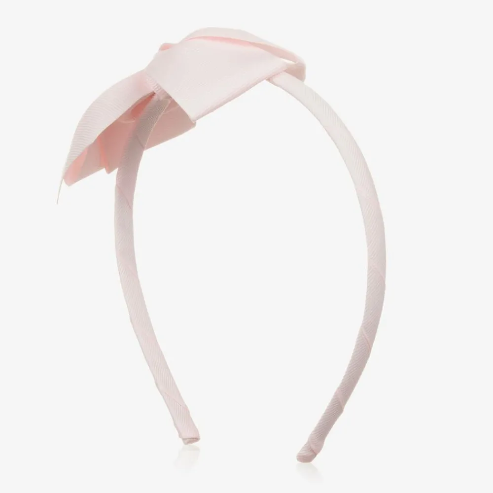 Peach Ribbons Hair Accessories*Girls Pale Pink Bow Hairband