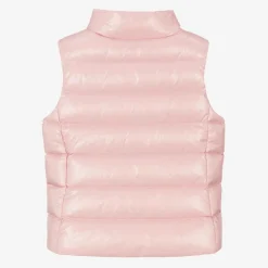 Moncler Enfant Coats & Jackets*Girls Pale Pink Ghany Down Padded Gilet