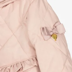 Angels Face Coats & Jackets*Girls Pale Pink Quilted Coat TeaRose