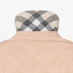 Burberry Coats & Jackets*Girls Pale Pink Quilted Jacket ApricotPink
