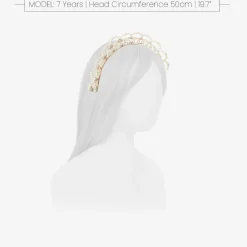 Sienna Likes To Party Hair Accessories*Girls Pearl Tiara Hairband
