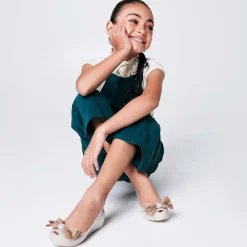 Mini Melissa Pumps & Ballerinas|Pumps & Ballerinas*Girls Pearlescent Beige Jelly Ballerinas