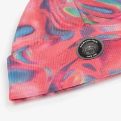 Deux par Deux Hats*Girls Pink & Blue Knit Pom-Pom Hat