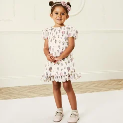 Childrens Classics Bar Shoes*Girls Pink & Gold Shoes