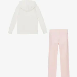AIGNER Tracksuits*Girls Pink & Ivory Cotton Tracksuit