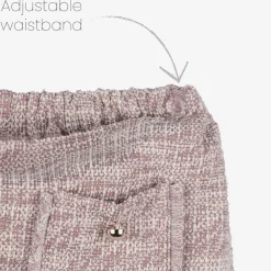 Mayoral Skirts*Girls Pink & Ivory Skort