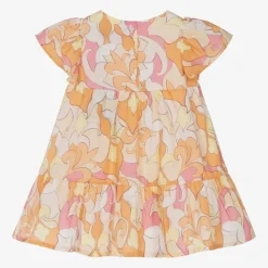 AIGNER Dresses*Girls Pink & Orange Cotton Dress