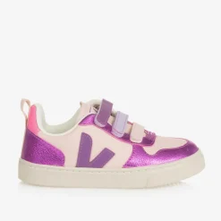 VEJA Trainers|Trainers*Girls Pink & Purple V-10 Leather Trainers