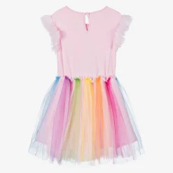 Tutu du Monde Gifts*Girls Pink & Rainbow Tulle Dress