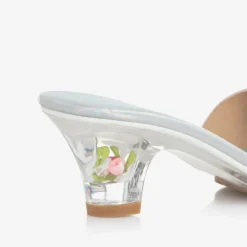 Souza Wedges & Heels|Wedges & Heels*Girls Pink & Silver Iridescent Heeled Shoes