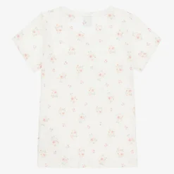 Petit Bateau Underwear*Girls Pink & White Organic Cotton Vests (2 Pack)