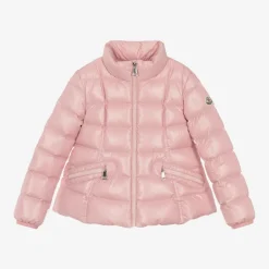 Moncler Enfant Coats & Jackets*Girls Pink Ainay Down Puffer Jacket