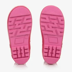 Chipmunks Rain Boots|Rain Boots*Girls Pink Alpaca Rain Boots