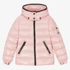 Moncler Enfant Coats & Jackets*Girls Pink Bady Down Padded Jacket