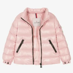 Moncler Enfant Coats & Jackets*Girls Pink Bady Down Padded Jacket
