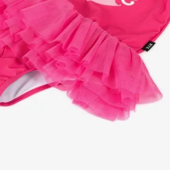 Rock Your Baby Swimwear*Girls Pink Barbie Tutu Swimsuit