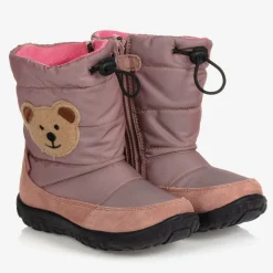 Falcotto by Naturino Snow Boots|Snow Boots*Girls Pink Bear Snow Boots
