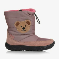 Falcotto by Naturino Snow Boots|Snow Boots*Girls Pink Bear Snow Boots