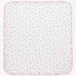 Kissy Kissy Gifts*Girls Pink Blooming Bows Cotton Blanket (73cm)