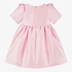 Mama Luma Dresses*Girls Pink Bow Dress