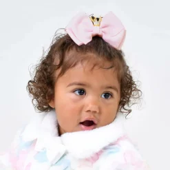 Angels Face Hair Accessories*Girls Pink Bow Hair Clip (11cm) FairyPink