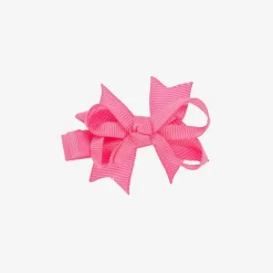 Bowtique London Hair Accessories*Girls Pink Bow Hair Clip (4cm)