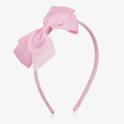 Peach Ribbons Hair Accessories*Girls Pink Bow Hairband
