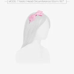 Peach Ribbons Hair Accessories*Girls Pink Bow Hairband