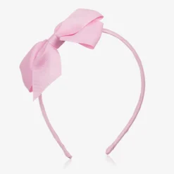 Peach Ribbons Hair Accessories*Girls Pink Bow Hairband