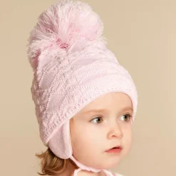 Sätila of Sweden Hats*Girls Pink Cassie Giant Pom-Pom Hat