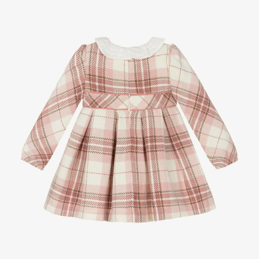 Mayoral Dresses*Girls Pink Check Dress