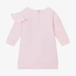 KARL LAGERFELD KIDS Dresses*Girls Pink Choupette Sweatshirt Dress