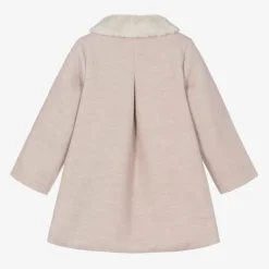 Pureté Du... Bébé Coats & Jackets*Girls Pink Collared Coat