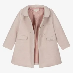 Pureté Du... Bébé Coats & Jackets*Girls Pink Collared Coat