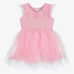 Rachel Riley Costumes*Girls Pink Cotton & Tulle Dress