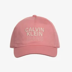 Calvin Klein Hats*Girls Pink Cotton Baseball Cap