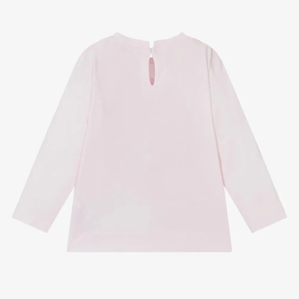 Monnalisa Tops*Girls Pink Cotton Disney Top