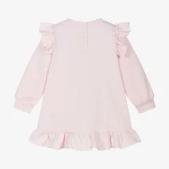 Monnalisa Dresses*Girls Pink Cotton Disney Dress