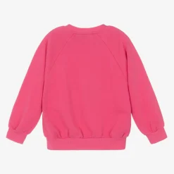 Mini Rodini Gifts*Girls Pink Cotton Dog Print Sweatshirt