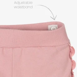 Angels Face Tracksuits*Girls Pink Cotton Frilled Tracksuit TeaRose