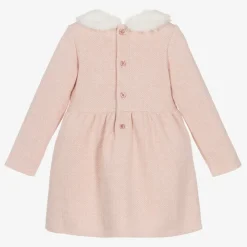 Hatley Dresses*Girls Pink Cotton Herringbone Dress