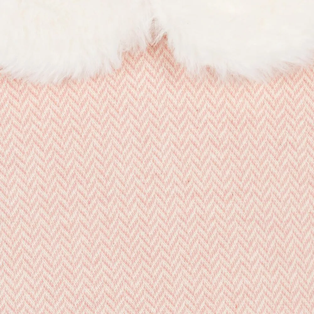 Hatley Dresses*Girls Pink Cotton Herringbone Dress