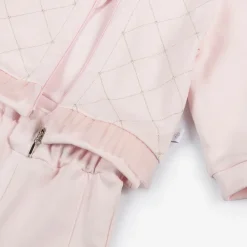 Sofija Tracksuits|Tracksuits*Girls Pink Cotton Hooded Tracksuit