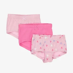 NAME IT Underwear*Girls Pink Cotton Knickers (3 Pack)