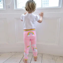 Powell Craft Leggings|Leggings*Girls Pink Cotton Leggings