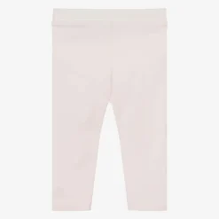 Moncler Enfant Leggings*Girls Pink Cotton Leggings