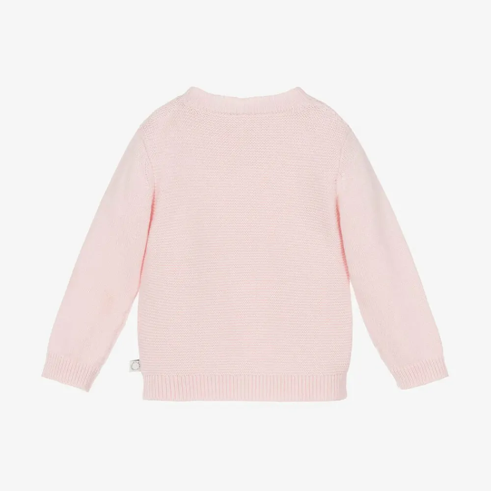 Stella McCartney Kids Tops|Gifts*Girls Pink Cotton Rainbow Sweater